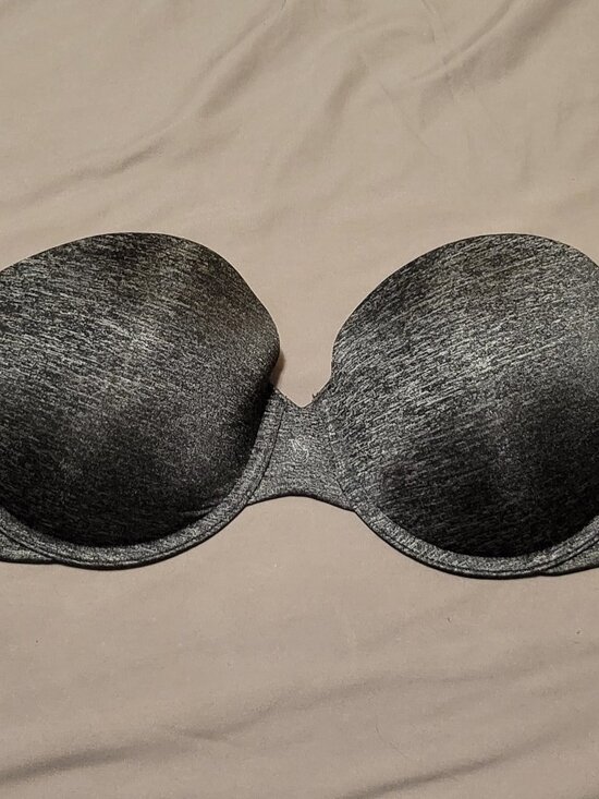 Victoria's Secret Other - Victoria's Secret Gray-Marled Strapless Bra